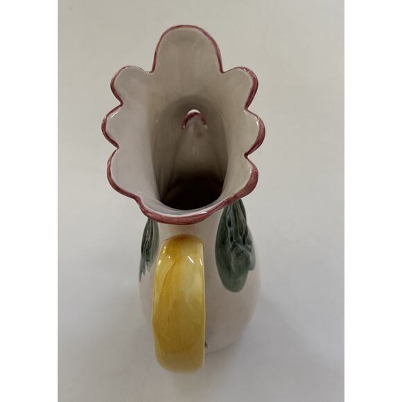 Vintage‎ JF Vestal Rooster Pitcher Made in Portugal Farmhouse Country Decor - Picture 4 of 11